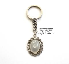 Metal Anahtarlık Aparatı Aksesuarı 7315 Nikel Kaplama