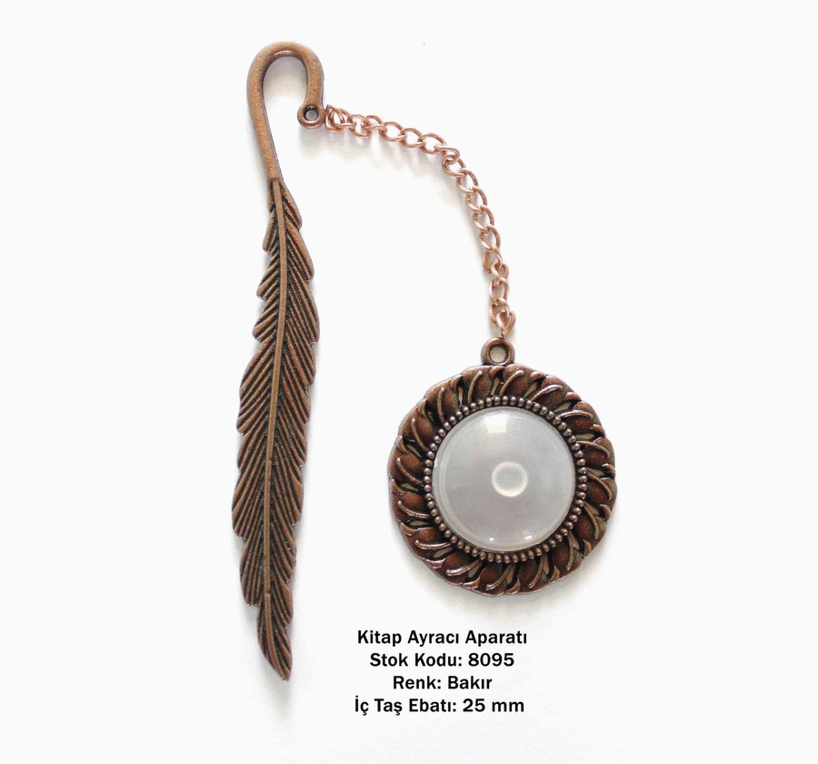 Kitap Ayracı Aparatı 8095 Bakır Kaplama