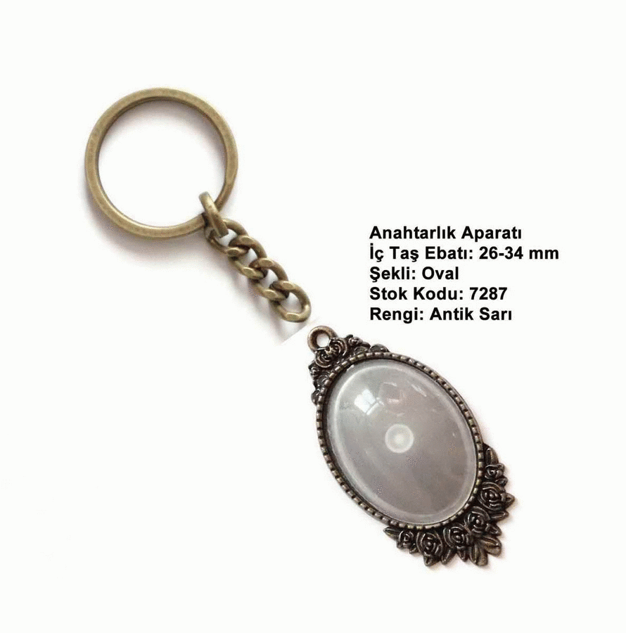 Anahtarlık Aparatı 7287 Antik Sarı