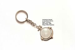 Metal Anahtarlık Aparatı Aksesuarı 7460 Nikel Kaplama