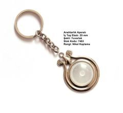 Metal Anahtarlık Aparatı Aksesuarı 7463 Nikel Kaplama