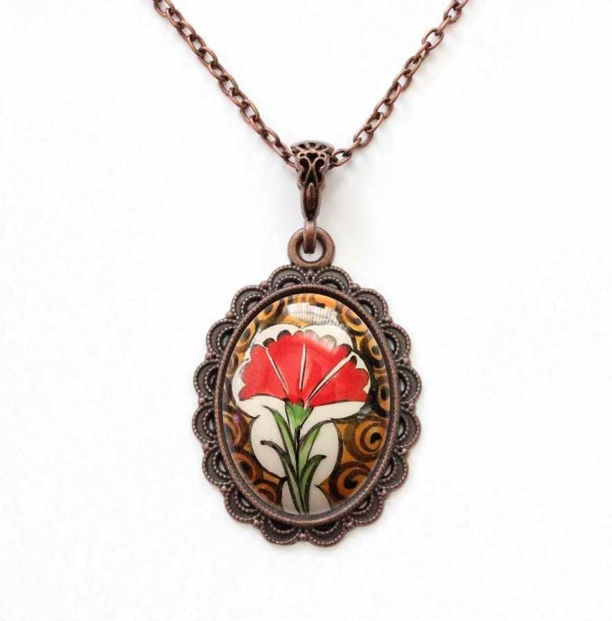 İlbay Çini Seramik Kolye 272DS061