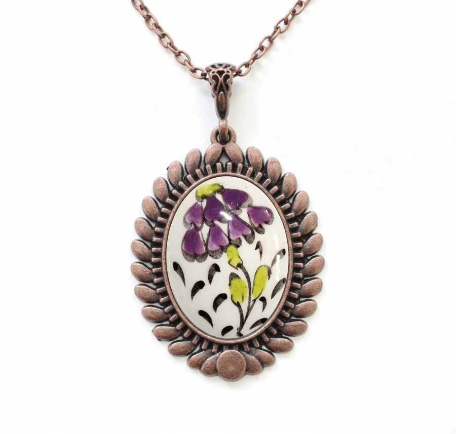 İlbay Çini Seramik Kolye 274DS034