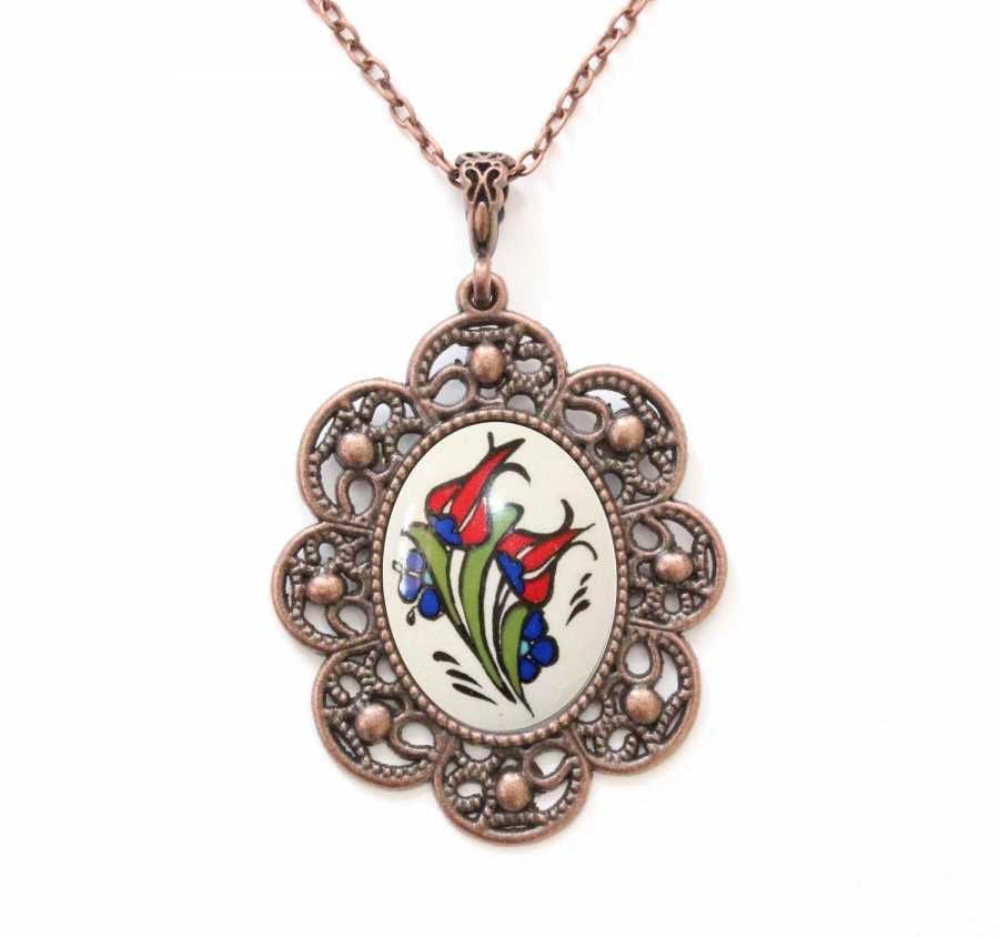 İlbay Çini Seramik Kolye 280DS019