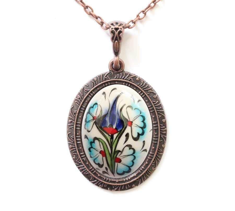 İlbay Çini Seramik Kolye 273DS052