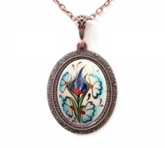 İlbay Çini Seramik Kolye 273DS052