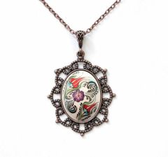 İlbay Çini Seramik Kolye 282DS057