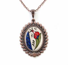 İlbay Çini Seramik Kolye 274DS043