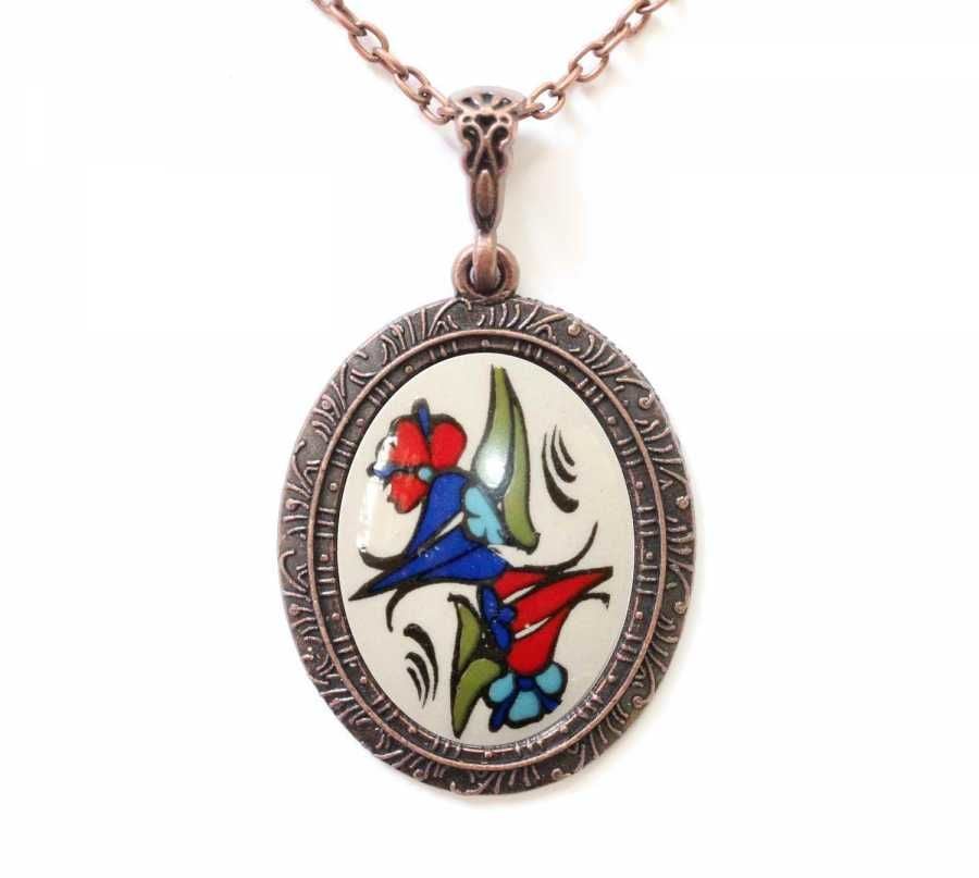 İlbay Çini Seramik Kolye 273DS022