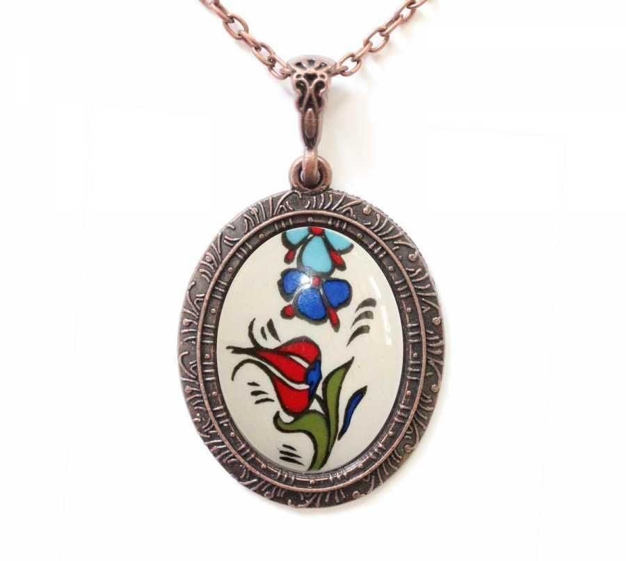 İlbay Çini Seramik Kolye 273DS024