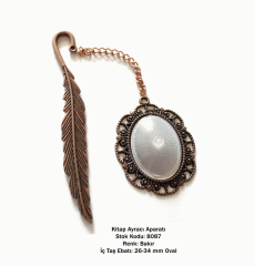 Kitap Ayracı Aparatı 8087 Bakır Kaplama