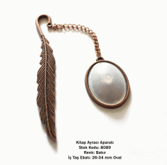 Kitap Ayracı Aparatı 8089 Bakır Kaplama