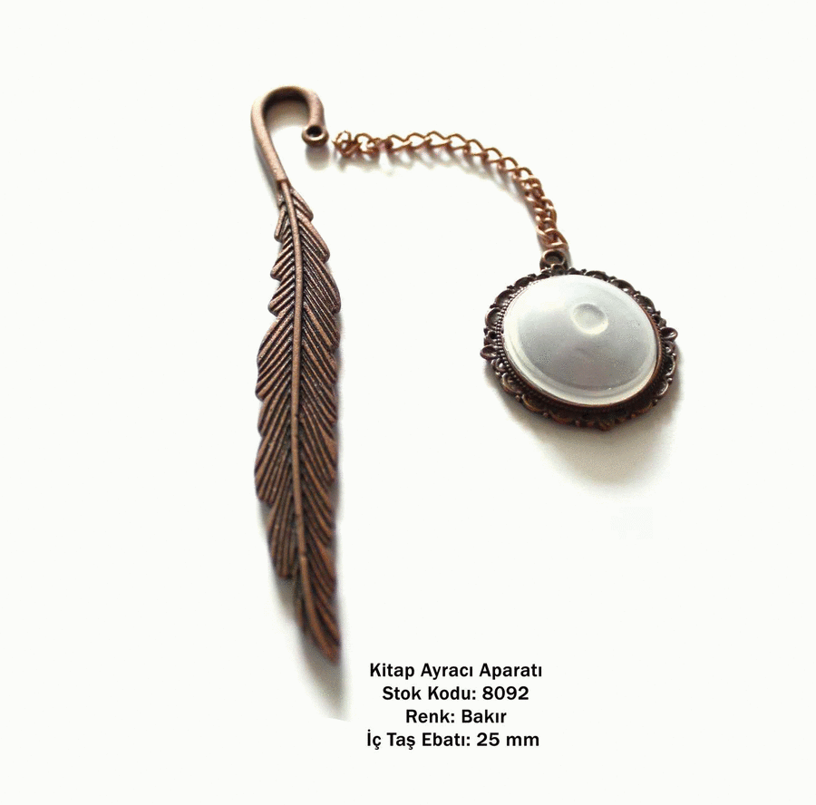 Kitap Ayracı Aparatı 8092 Bakır Kaplama