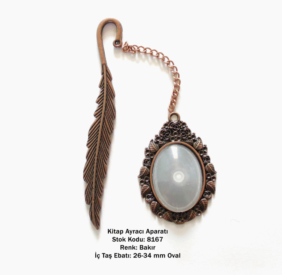 Kitap Ayracı Aparatı 8167 Bakır Kaplama