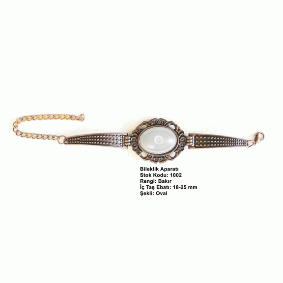 Bakır Renkli Metal Bileklik Aparatı 1002