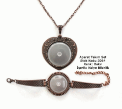 Kolye Bileklik Aparat Takım Set 3064 Bakır Kaplama