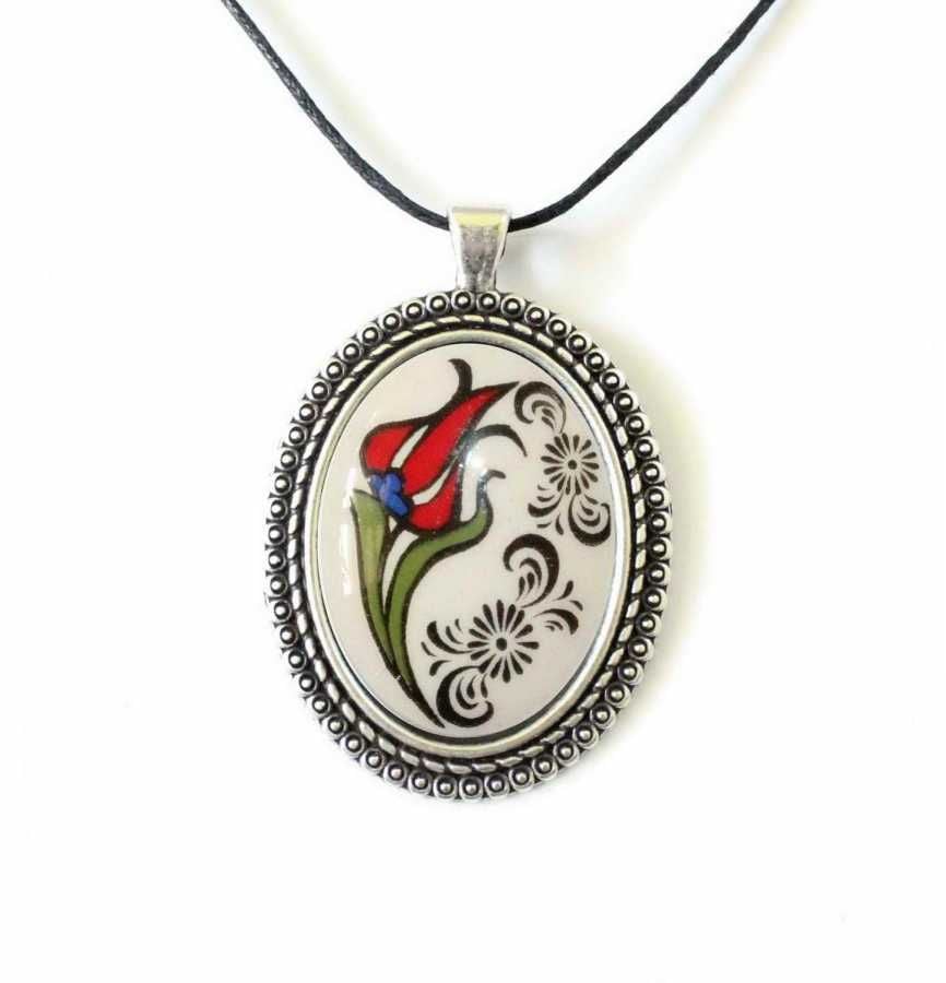 İlbay Çini Seramik Kolye 288DS018