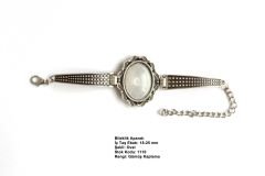 Gümüş Kaplama Oval Metal Bileklik Aparatı 1110