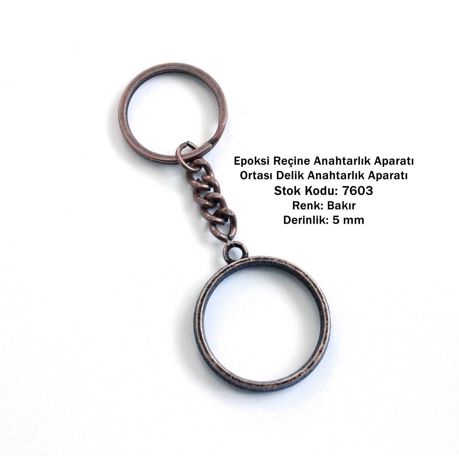 Epoksi Reçine Anahtarlık Aparatı 7603