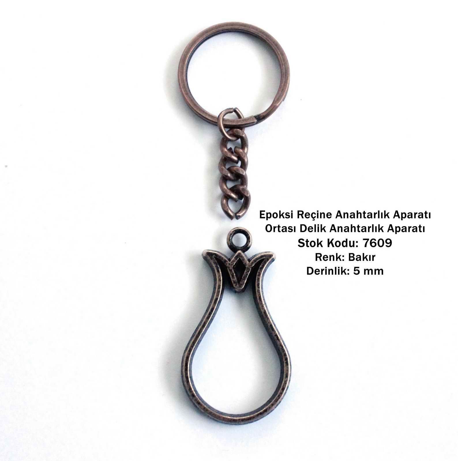 Epoksi Reçine Anahtarlık Aparatı 7609