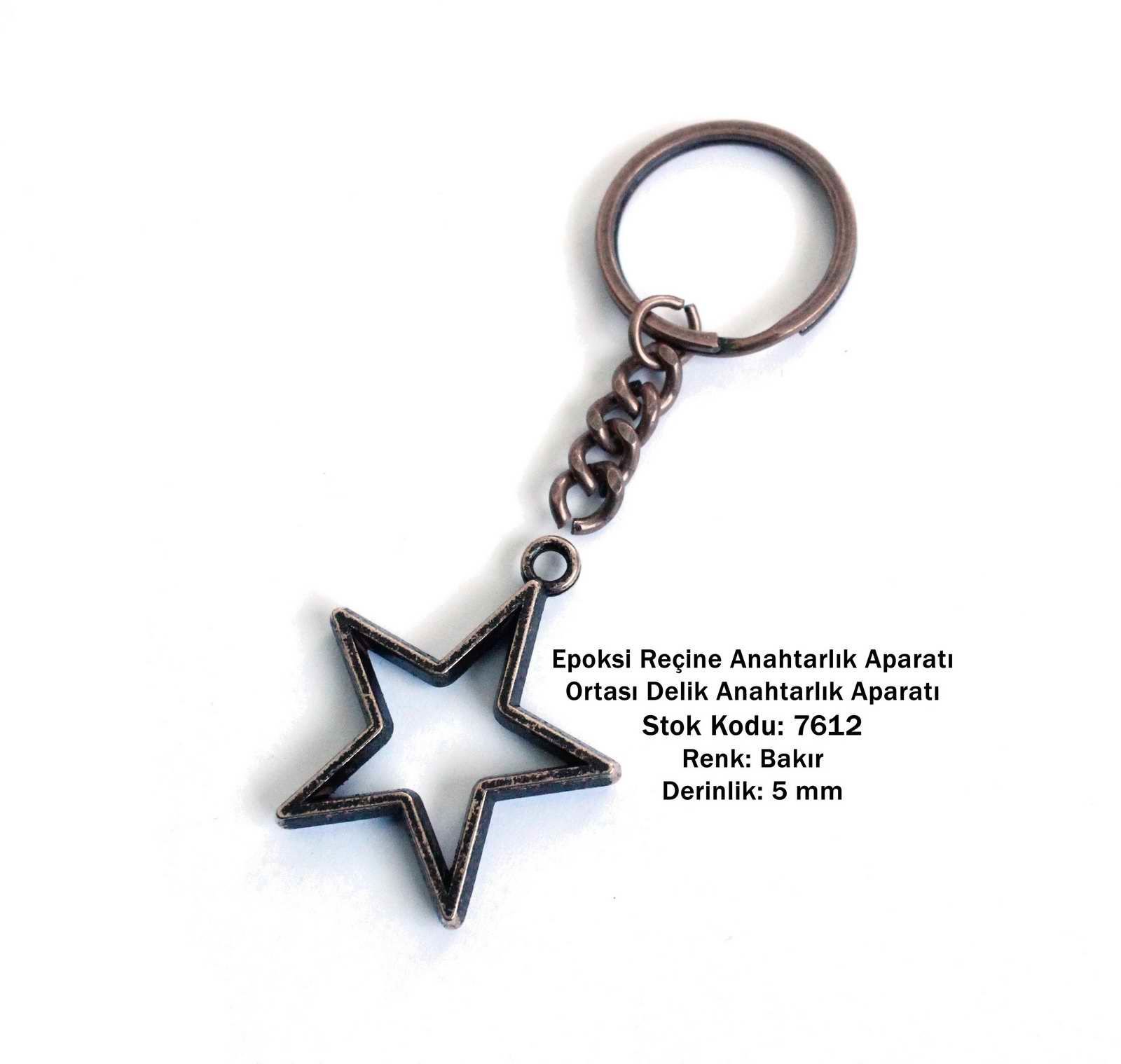 Epoksi Reçine Anahtarlık Aparatı 7612