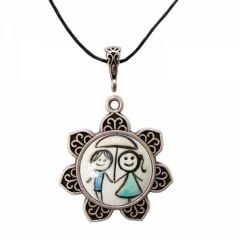 İlbay Çini Seramik Kolye 4217DS104