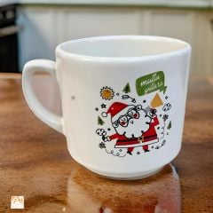 Yılbaşı Noel Baba Mutlu Yıllar Temalı Hediyelik Seramik Times Kupa Bardak Mug