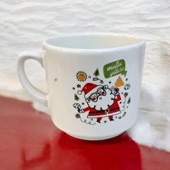 Yılbaşı Noel Baba Mutlu Yıllar Temalı Hediyelik Seramik Times Kupa Bardak Mug