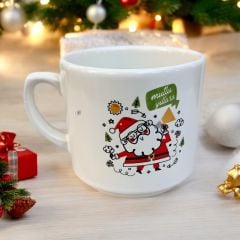 Yılbaşı Noel Baba Mutlu Yıllar Temalı Hediyelik Seramik Times Kupa Bardak Mug