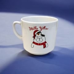Yılbaşı Penguen Temalı Seramik Times Kupa Bardak Mug