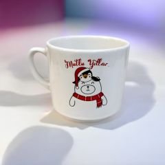 Yılbaşı Penguen Temalı Seramik Times Kupa Bardak Mug