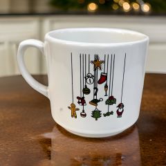 Yılbaşı Hediyeler Desenli Seramik Times Kupa Bardak Mug