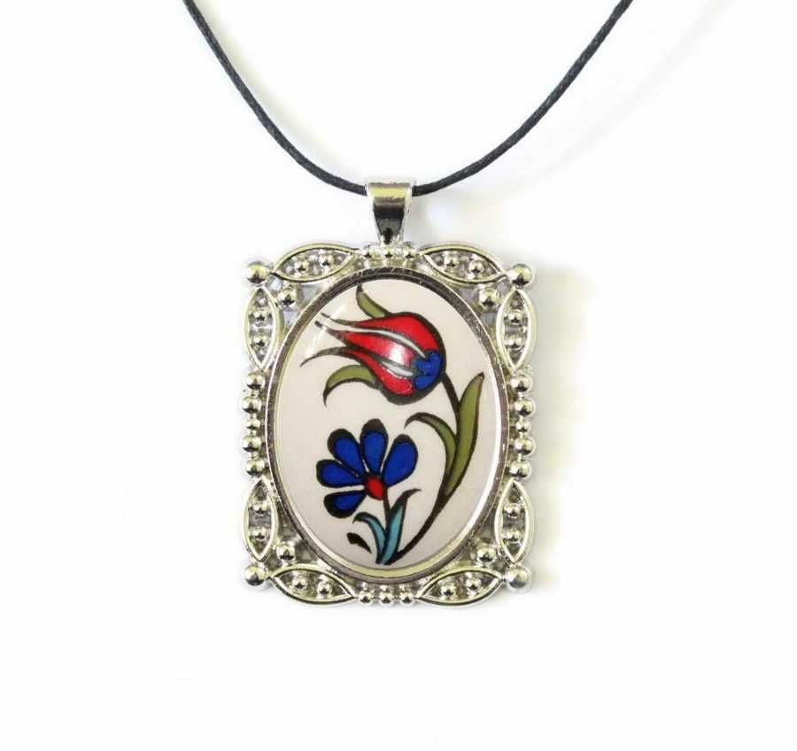 İlbay Çini Seramik Kolye 155DS015