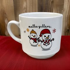 Yılbaşı 2 Kardanadam Seramik Times Kupa Bardak Mug