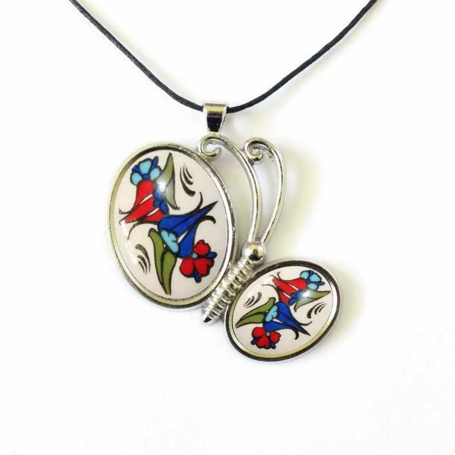 İlbay Çini Seramik Kolye 158DS038