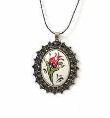 İlbay Çini Seramik Kolye 009DS002