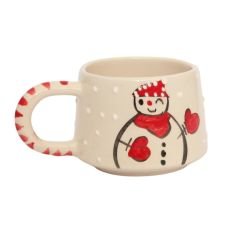 Toptan Yılbaşı Temalı 200 El işi Kardanadam Kupa Bardak Mug, Toptan Kupa Satışı, Kupa Üreticisi Firma