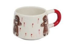 Toptan Yılbaşı Temalı 200 El işi Yılbaşı Kurabiye Adam Seramik Kupa Bardak Mug, Toptan Kupa Satışı, Kupa Üreticisi Firma