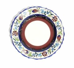 30 cm Çini Seramik Kaligrafi Tabağı