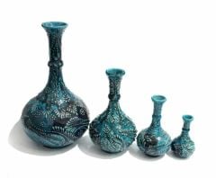 İlbay Turkuaz Hediyelik Çini Seramik Set 807