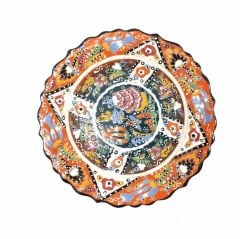 30 cm Kütahya Otantik Çini Seramik Tabak