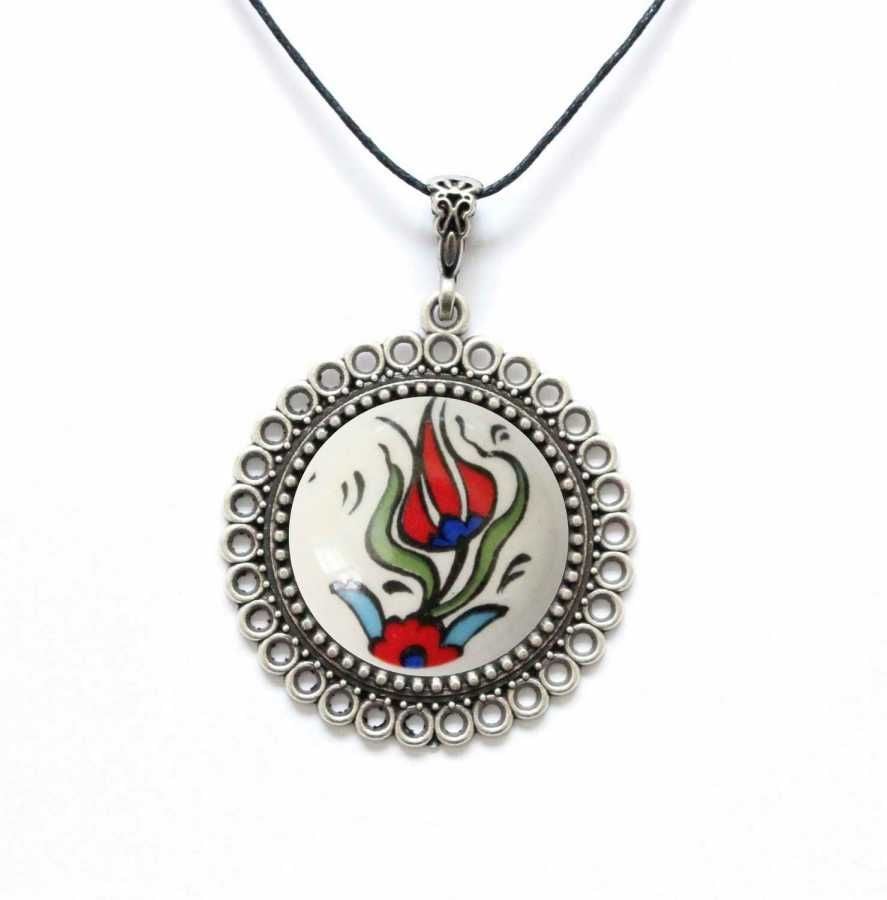 İlbay Çini Seramik Kolye 211DS105