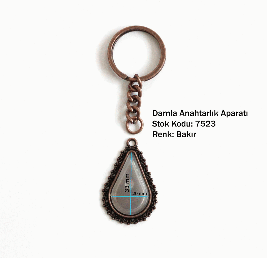 Anahtarlık Aparatı 7523 Bakır Kaplama