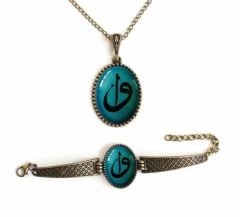 İlbay Çini Takı Kolye Bileklik Seti 2717DS205