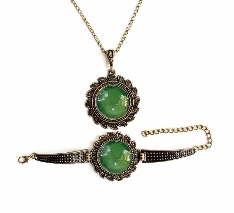 İlbay Çini Takı Kolye Bileklik Seti 2716DS302