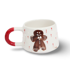 Yılbaşı Kurabiye Adam Seramik Kupa Bardak Mug