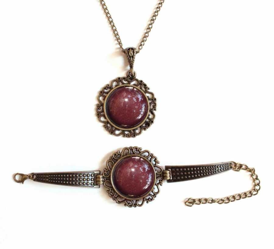 İlbay Çini Takı Kolye Bileklik Seti 2712DS358