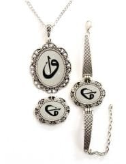 İlbay Çini Takı Kolye Bileklik Yüzük Seti 2311DS203