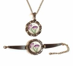 İlbay Çini Takı Kolye Bileklik Seti 2712DS134