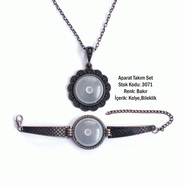 Kolye Bileklik Aparat Takım Set 3071 Bakır Kaplama